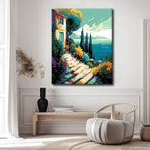 Paint by Numbers Painting House by The Sea